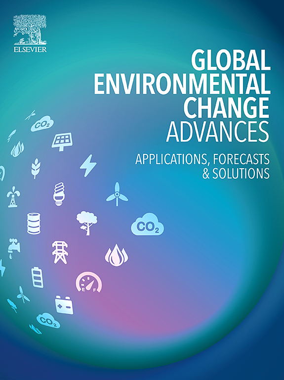 Go to journal home page - Global Environmental Change Advances